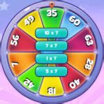 TIMES TABLES Spinning Wheel • COKOGAMES.
